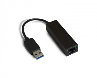 Mrežni Adapter USB 3.0 (M) - Gigabit ethernet RJ-45 (F) crni