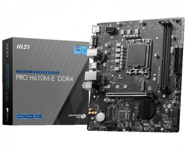 PRO H610M-E DDR4