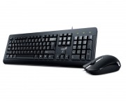 tastature za kompjuter - KM-160 USB US crna tastatura+ USB crni miš