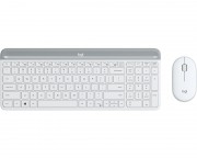tastature za kompjuter - MK470 Wireless Desktop US bela tastatura + miš