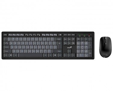 Smart KM-8200 Wireless USB US crna tastatura + miš