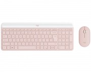 tastature za kompjuter - MK470 Wireless Desktop US Roze tastatura + miš