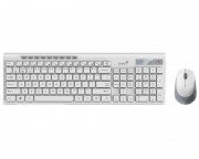 tastature za kompjuter - SlimStar 8230 Wireless USB YU bela tastatura+ miš