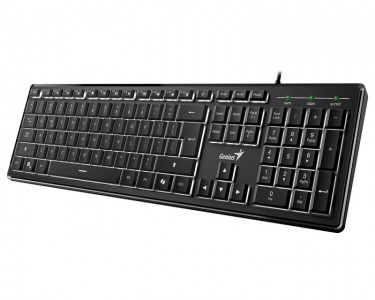 SlimStar 820 USB US crna tastatura