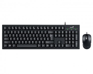 KM-100SE USB US crna tastatura+ USB crni miš