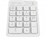 tastature za kompjuter - FGK21C FSTYLER 2.4G Wireless Numeric Keypad USB Type-C bela tastatura