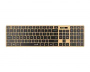 GENIUS - SlimStar 7250BT, AI, Pine Wood YU wireless tastatura