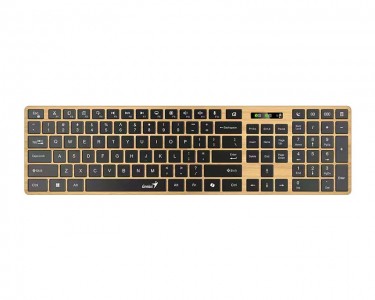 SlimStar 7250BT, AI, Pine Wood YU wireless tastatura