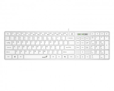 SlimStar 126 USB US bela tastatura