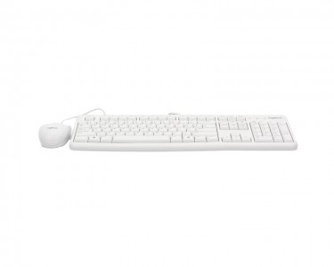 MK120 Desktop USB US tastatura + USB miš beli