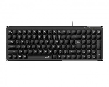 LuxeMate 120 USB US slim crna tastatura
