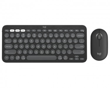 Pebble2 Wireless Combo US tastatura + miš Graphite