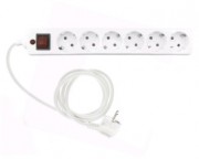 produzni kabl sa zastitom - Produžni kabl 6r-3m sa prekidacem i zaštitom 3x1,5mm (Linkom) - beli