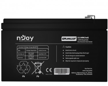 GPL09122F baterija za UPS 12V 9Ah (BTVACIUOCTB2FCW02B)