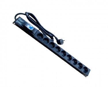Produžni kabl PDU/9-Way (1P 16A), 2m, sa osiguračem