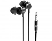 bezicne slusalice - Metallized Black slušalice sa mikrofonom crne (M45672)