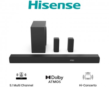 AX5100Q Dolby Atmos soundbar sa bežičnim subwooferom crni